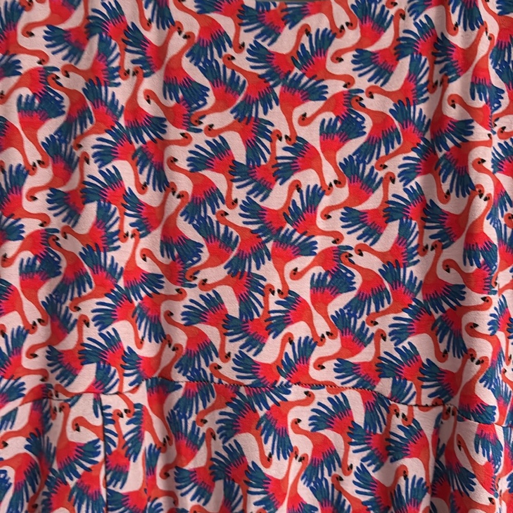 Boden Petronella Flamingo Print Sleeveless Jersey Dress - Picture 10 of 10